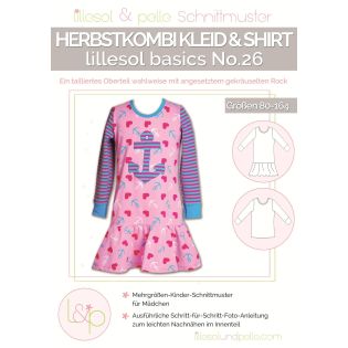 Schnittmuster - Lillesol & Pelle - Basics No. 26 - Herbstkombi Kleid & Shirt
