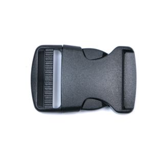 Steckschnalle - 38 mm - schwarz