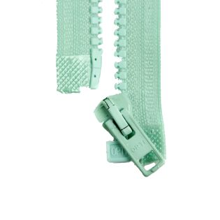Reißverschluss Opti - P60 - 40cm - Werraschieber - teilbar - mintgrün