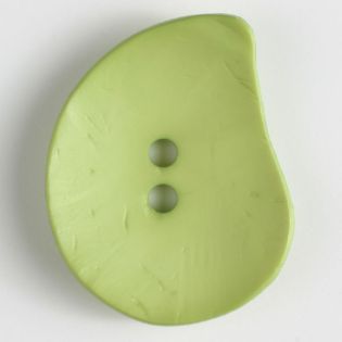 2-Loch-Knopf - 50 mm - Blatt - grün