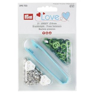 Prym Love - Jerseydruckknöpfe - grün