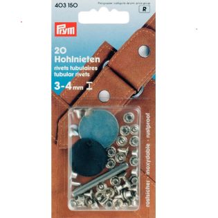 Prym - Hohlnieten für Materialstärke 3-4 mm