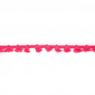 Quastenband - Baumwolle - uni - pink