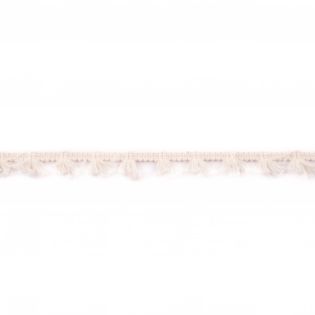 Quastenband - Baumwolle - uni - creme