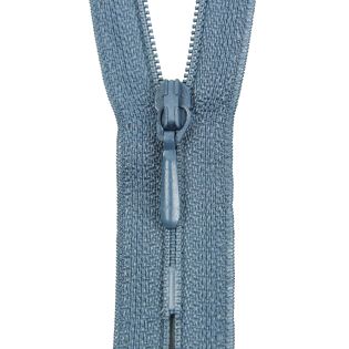 Reißverschluss Opti - S40 - 25cm - Tropfenschieber - nicht teilbar - rauchblau