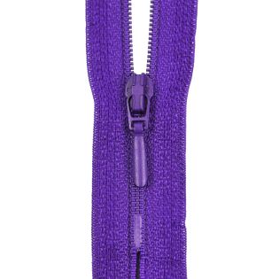 Reißverschluss Opti - S40 - 25cm - Tropfenschieber - nicht teilbar - lila