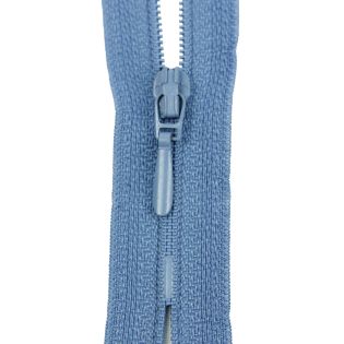 Reißverschluss Opti - S40 - 25cm - Tropfenschieber - nicht teilbar - himmelblau