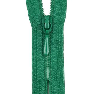 Reißverschluss Opti - S40 - 40cm - Tropfenschieber - nicht teilbar - grasgrün