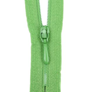 Reißverschluss Opti - S40 - 50cm - Tropfenschieber - nicht teilbar - apfelgrün