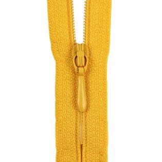 Reißverschluss Opti - S40 - 60cm - Tropfenschieber - nicht teilbar - sonnengelb