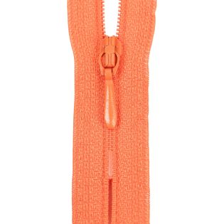 Reißverschluss Opti - S40 - 50cm - Tropfenschieber - nicht teilbar - orange