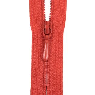 Reißverschluss Opti - S40 - 25cm - Tropfenschieber - nicht teilbar - koralle