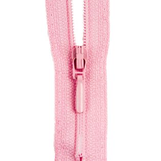 Reißverschluss Opti - S40 - 25cm - Tropfenschieber - nicht teilbar - rosa