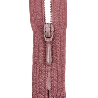 Reißverschluss Opti - S40 - 30cm - Tropfenschieber - nicht teilbar - altrosa
