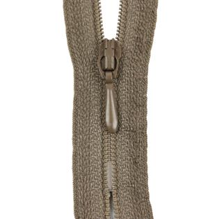 Reißverschluss Opti - S40 - 30cm - Tropfenschieber - nicht teilbar - taupe