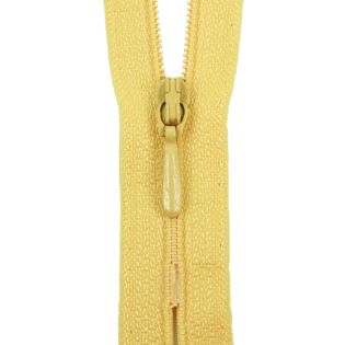 Reißverschluss Opti - S40 - 50cm - Tropfenschieber - nicht teilbar - löwenzahn