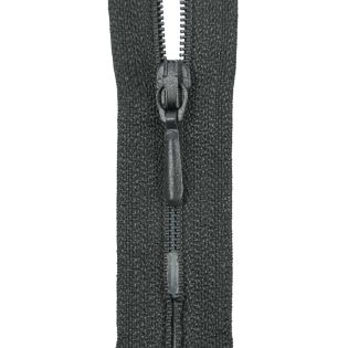 Reißverschluss Opti - S40 - 40cm - Tropfenschieber - nicht teilbar - anthrazit