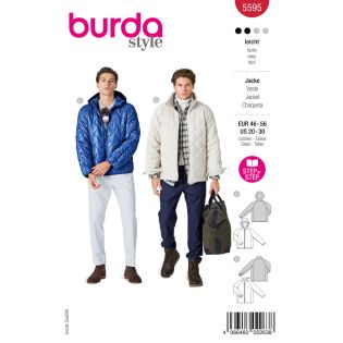Schnittmuster - burda style - Herren Steppjacken - 5595