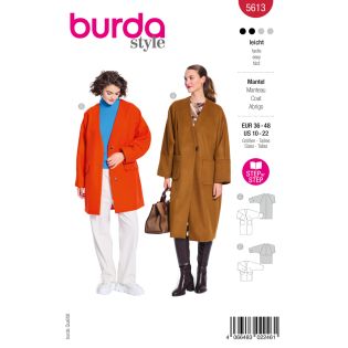 Schnittmuster - burda style - Oversized-Mäntel - 5613