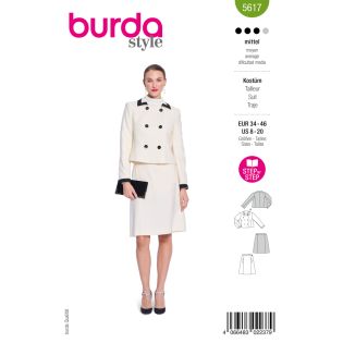 Schnittmuster - burda style - Jubiläums-Modell Vintage-Zweiteiler "Tippi" - 5617