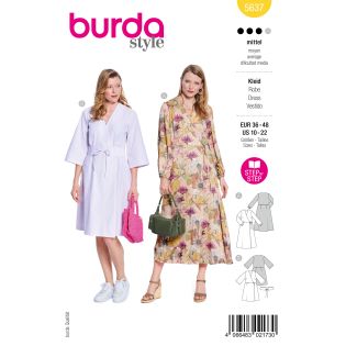 Schnittmuster - burda style - Midi Wickelkleider - 5637
