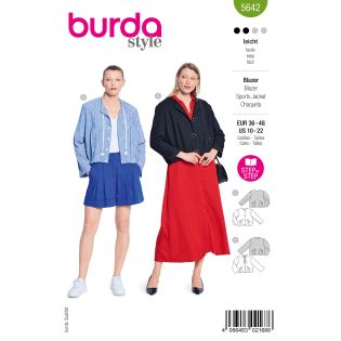 Schnittmuster - burda style - Jacken mit Saumfalten - 5642