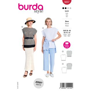Schnittmuster - burda style - Kurzarm-Blusen - 5657