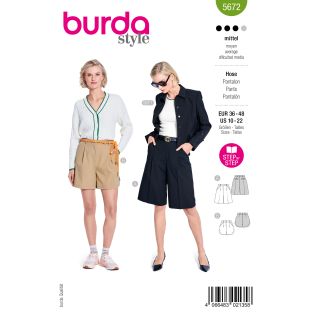 Schnittmuster - burda style - Bermuda-Shorts - 5672