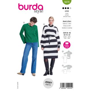 Schnittmuster - burda style - Kleid & Pullover - 5679