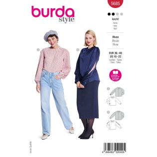 Schnittmuster - burda style - Bluse mit Falten - 5685
