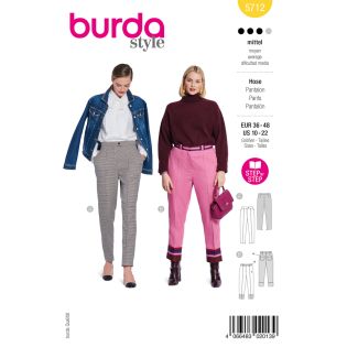 Schnittmuster - burda style - elegante Hosen - 5712