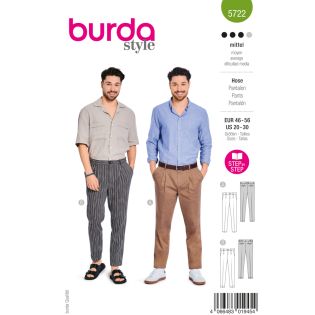 Schnittmuster - burda style - Hosen Bundfaltehose & Anzughose - 5722