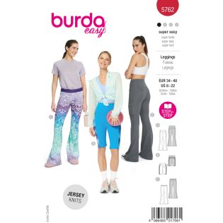 Schnittmuster - burda easy - Yoga Leggings - 5762  