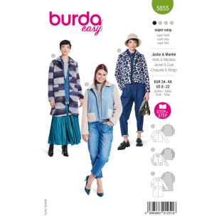 Schnittmuster - burda easy - Jacke & Mantel - 5855