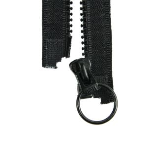 Reißverschluss Opti - P40 - 30cm - Ringschieber - teilbar - schwarz