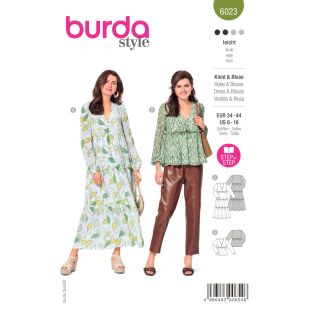 Schnittmuster - burda style - Kleid & Bluse - 6023