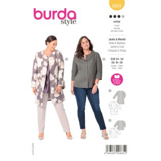 Schnittmuster - burda style - Jacke & Mantel - 6034