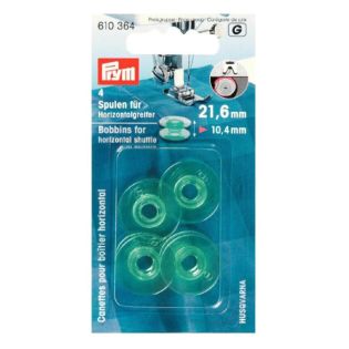 Prym - Nähmaschinenspulen - Horizontalgreifer - 21,6 mm