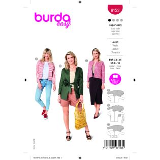 Schnittmuster - burda easy - Jacke - 6123