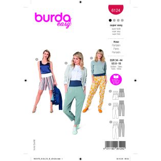 Schnittmuster - burda easy - Hose - 6124