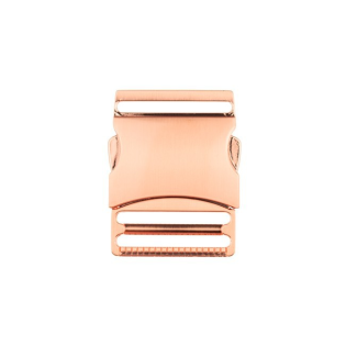 Metall Steckschnalle - 40mm - rosé-gold