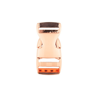 Metall Steckschnalle - 25mm - rosé-gold