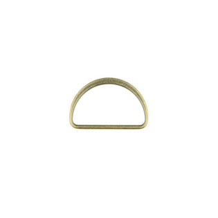 Metall D-Ring - 40mm - Brüniert