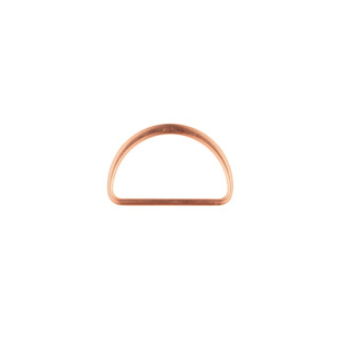 Metall D-Ring - 40mm - rosé-gold