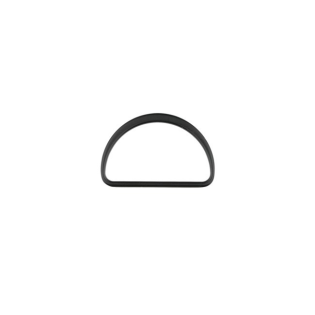 Metall D-Ring - 40mm -Schwarz