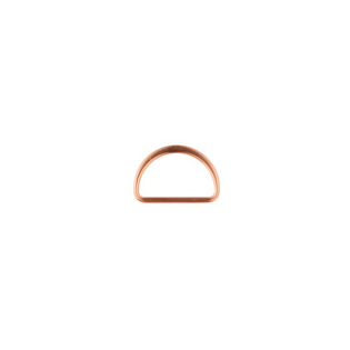 Metall D-Ring - 25 mm - rosé-gold