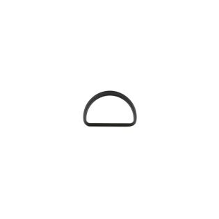 Metall D-Ring - 25 mm - Schwarz