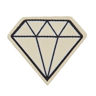 Applikation - gewebt - Diamant