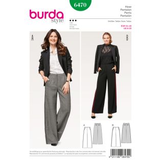 Schnittmuster - burda style - Hose mit Formbund - 6470