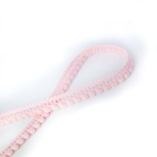 Bommelborte - klein - 10 mm - rose